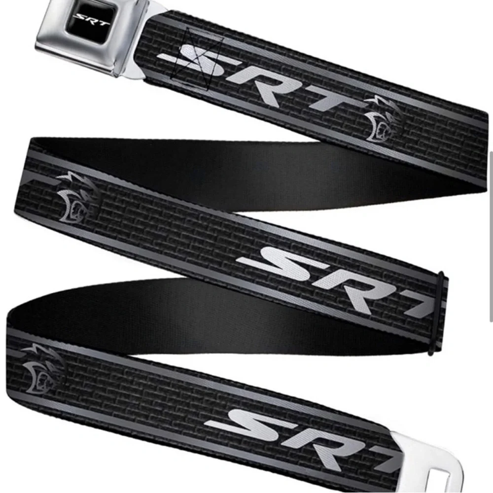 Buckle Down Kids Dodger SRT HellCat Logo Belt NWT